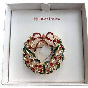 Holiday Brooch NWOT